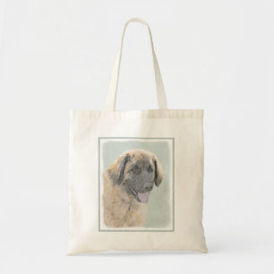 Tote Bag Peinture Leonberger - Joli art original chien