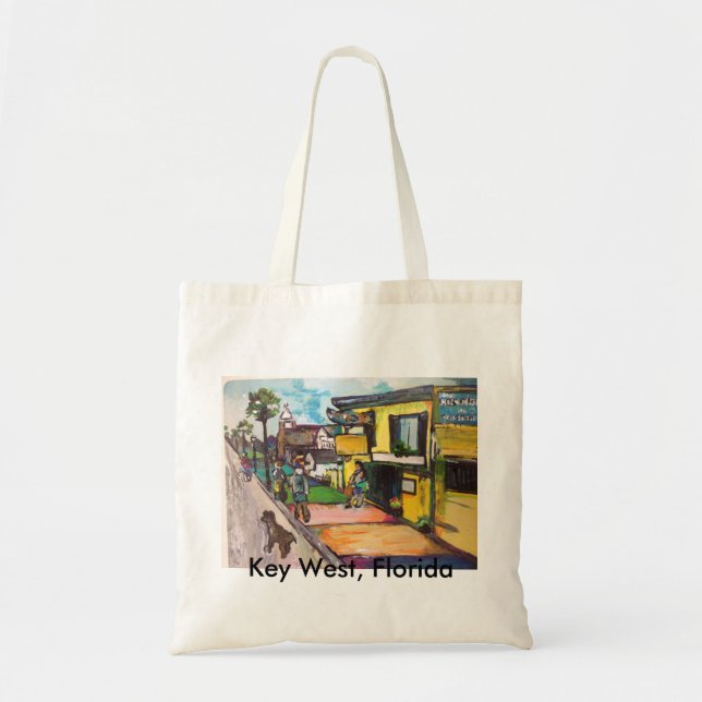 Tote Bag Peinture occidentale clé (Devant)