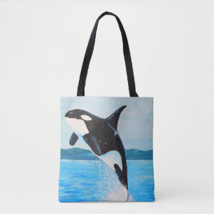 Tote Bag Peinture Orca