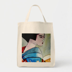 Tote Bag Peinture originale aquarelle représentant une geis