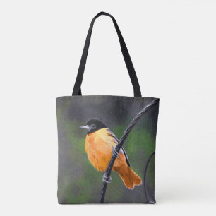 Tote Bag Peinture Oriole - Art Oiseau Original
