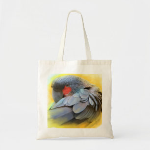 Tote Bag Peinture réaliste de cacatoès noir de paume