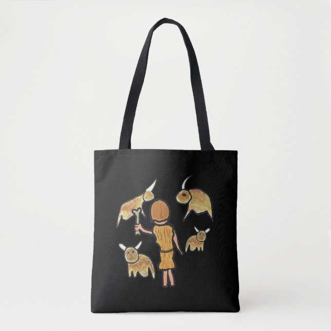 Tote Bag Peinture rupestre (Devant)