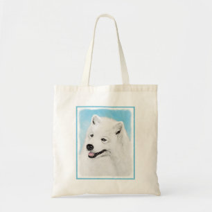 Tote Bag Peinture Samoyed - Cute Original Chien Art