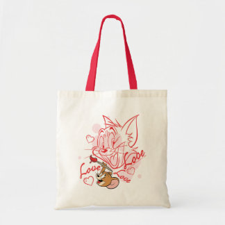 Tote Bag Peinture Tom & Jerry Valentine
