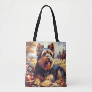 Tote Bag Peinture vintage australienne Terrier