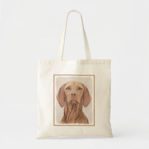 Tote Bag Peinture Vizsla - Joli art original chien