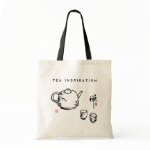 Peinture Zen&Tao/Sac fourre-tout Inspiration Thé
