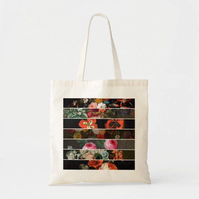 Tote Bag Peintures à fleurs (Devant)