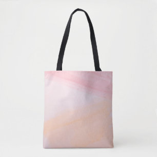 Tote Bag Peintures rose et orange