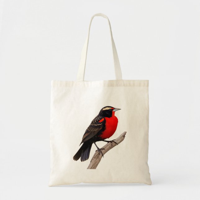 Tote Bag  peito-vermelho-grande (Sturnella defilippii), (Devant)