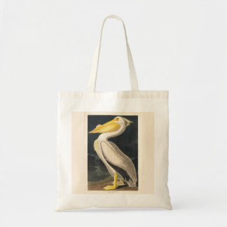 Tote Bag Pélican blanc d'Amérique audubon abattu
