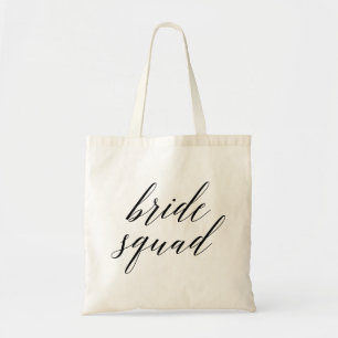Tote Bag Peloton élégant de jeune mariée de manuscrit