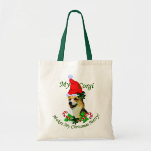 Tote Bag Pembroke Welsh Corgi Cadeaux de Noël