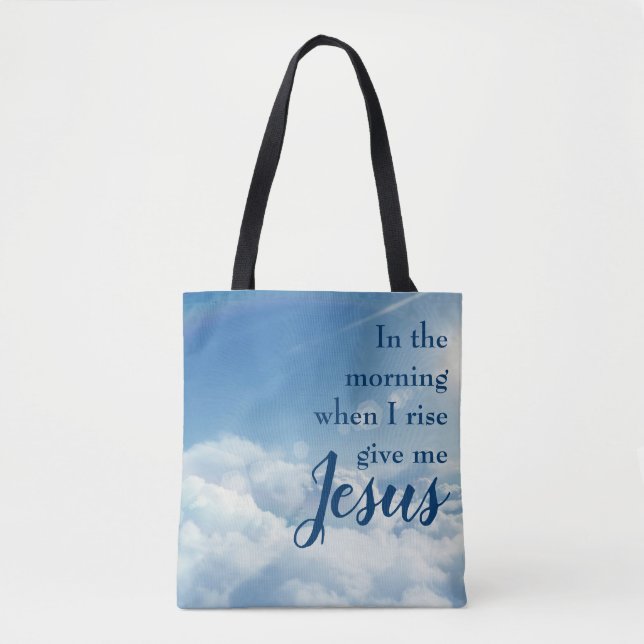 Tote Bag Pendant le matin (fourre-tout bilatéral) (Devant)