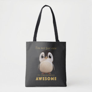 Tote Bag Penguin Concentré Awesome mignon adorable drôle