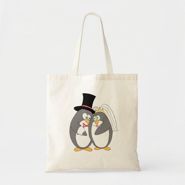 Tote Bag Penguin Love (Devant)