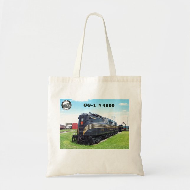 Tote Bag Pennsylvania Railroad Locomotive GG-1 #4800   (Devant)