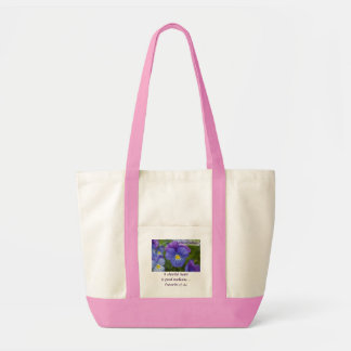 Tote Bag Pensée pourpre - gaieté