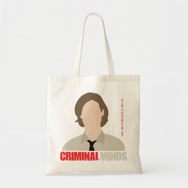 Tote Bag Pensées criminelles - Dr Spencer Reid (Devant)