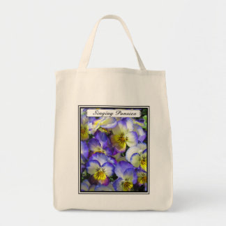 Tote Bag Pensées de chant - épicerie Fourre-tout