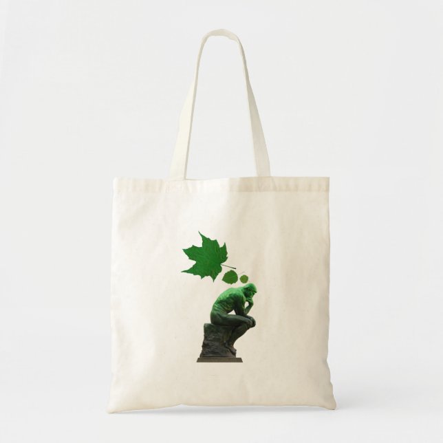 Tote Bag Pensez le vert (Devant)
