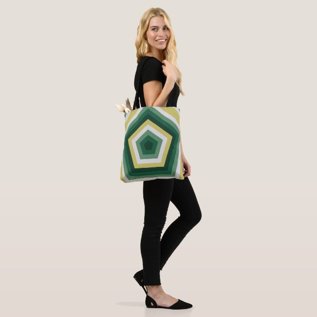 Tote Bag Pentagone Mirage (Sur le modèle)
