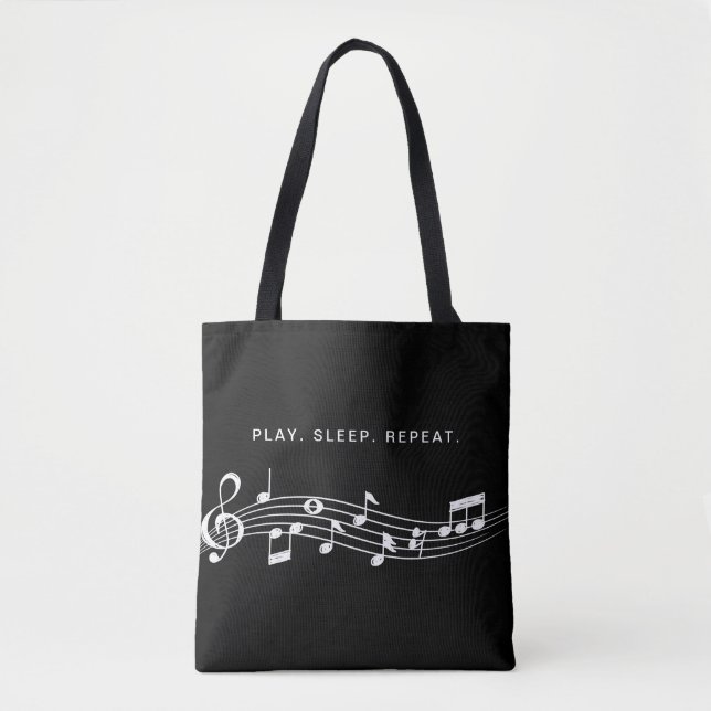 Tote Bag Pentagramme musical (Devant)