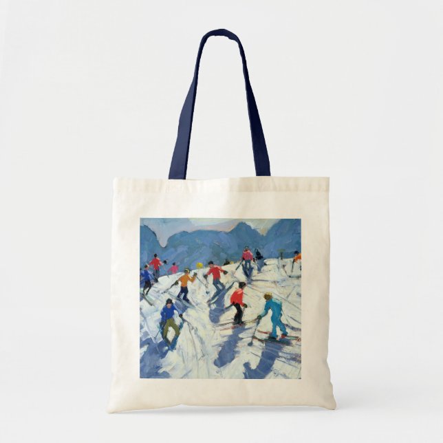 Tote Bag Pente occupée Lofer 2004 de ski (Devant)