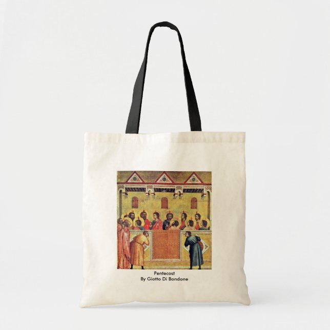Tote Bag Pentecost par Giotto Di Bondone (Devant)