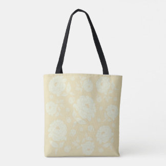 Tote Bag Peonies blanches
