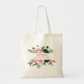Tote Bag Peonies Marine rose Floral Mère de la mariée Cadea