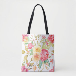 Tote Bag Peony et Rose