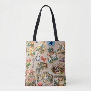 Tote Bag Pépinière Alice Colorée Classique des années 1800