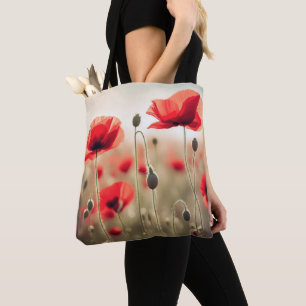 Tote Bag Pépites rouges dans un champ