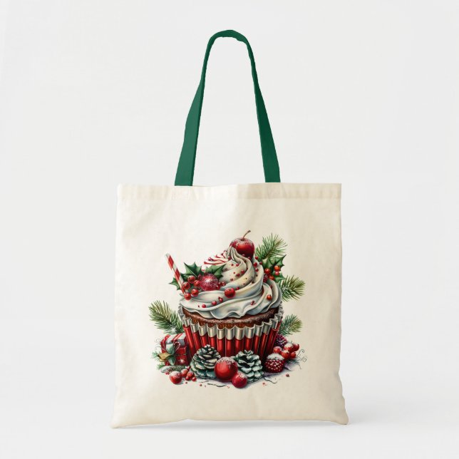 Tote Bag Peppermenthe Cupcakes (Devant)