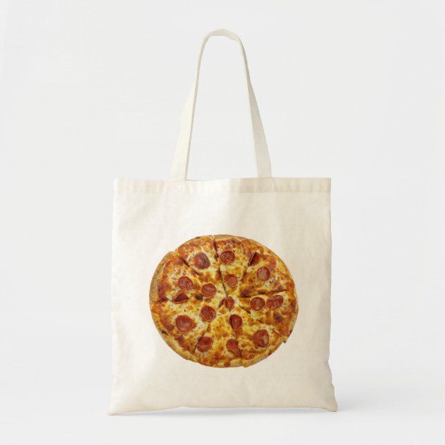 Tote Bag Pepperoni Pizza (Devant)