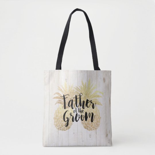 Tote Bag Pere De Mariage Des Couples D Ananas D Or De Marie