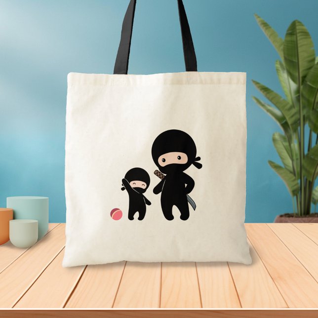 Tote Bag Père et enfant Ninja (Créateur téléchargé)