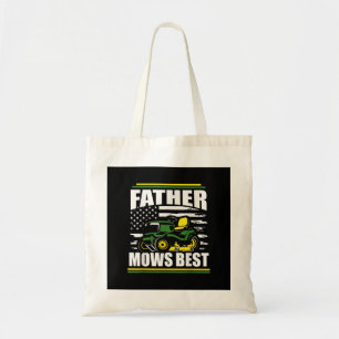 Tote Bag Père Mows Meilleur Drapeau Amusant De Pelouse