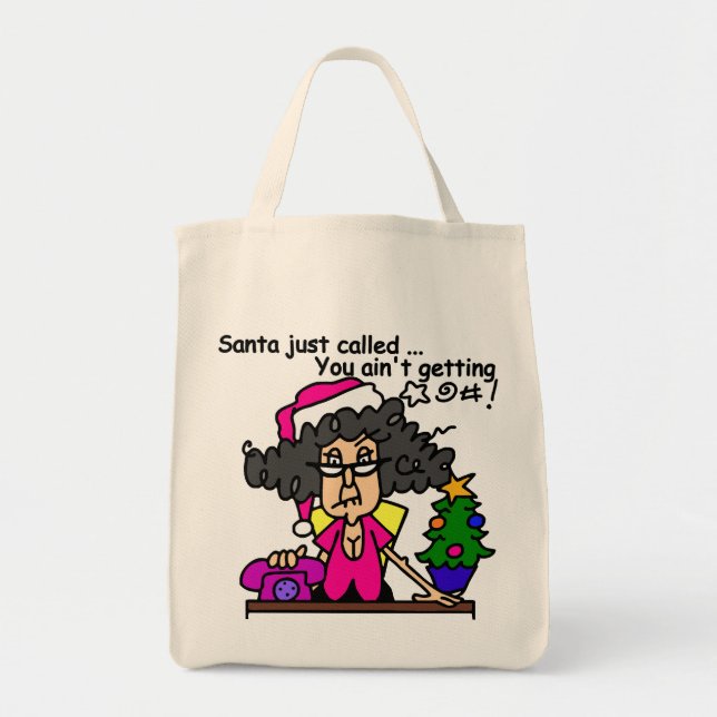 Tote Bag Père Noël appelée (Devant)