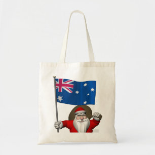 Tote Bag Père Noël Avec L'Ensigne D'Australie