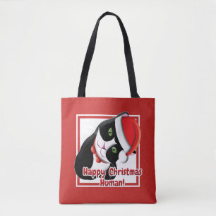 Tote Bag Père Noël Cat