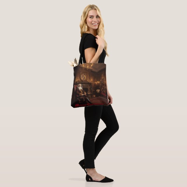 Tote Bag Père Noël Cosy Nook (Sur le modèle)