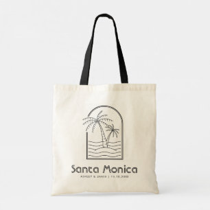 Tote Bag Père Noël Monica Mariage Bienvenue Destination Mar
