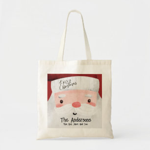 Tote Bag Père Noël personnalisé Joyeux Noël