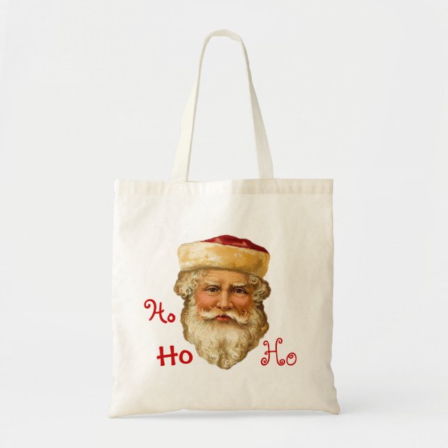 Tote Bag Père Noël vintage (Devant)