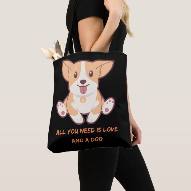 Tote Bag Perfect Designs for Dog Lovers & Pet Gifts (De près)