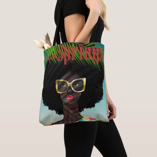 Tote Bag Perfectly Palm Springs (De près)