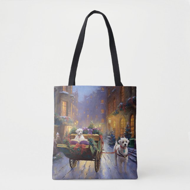 Tote Bag Période de fêtes de Noël maltaise (Devant)
